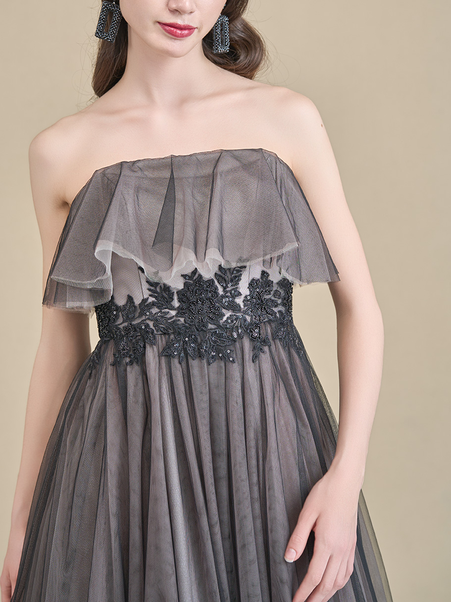 COLOR DRESS(カラードレス)Cygne - シーニュ(ブラック) -