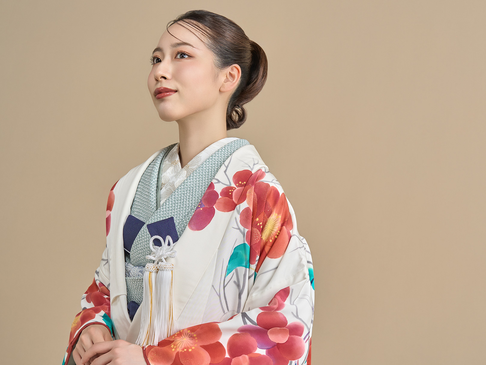 色打掛 古木梅文様(こぼくうめもんよう)