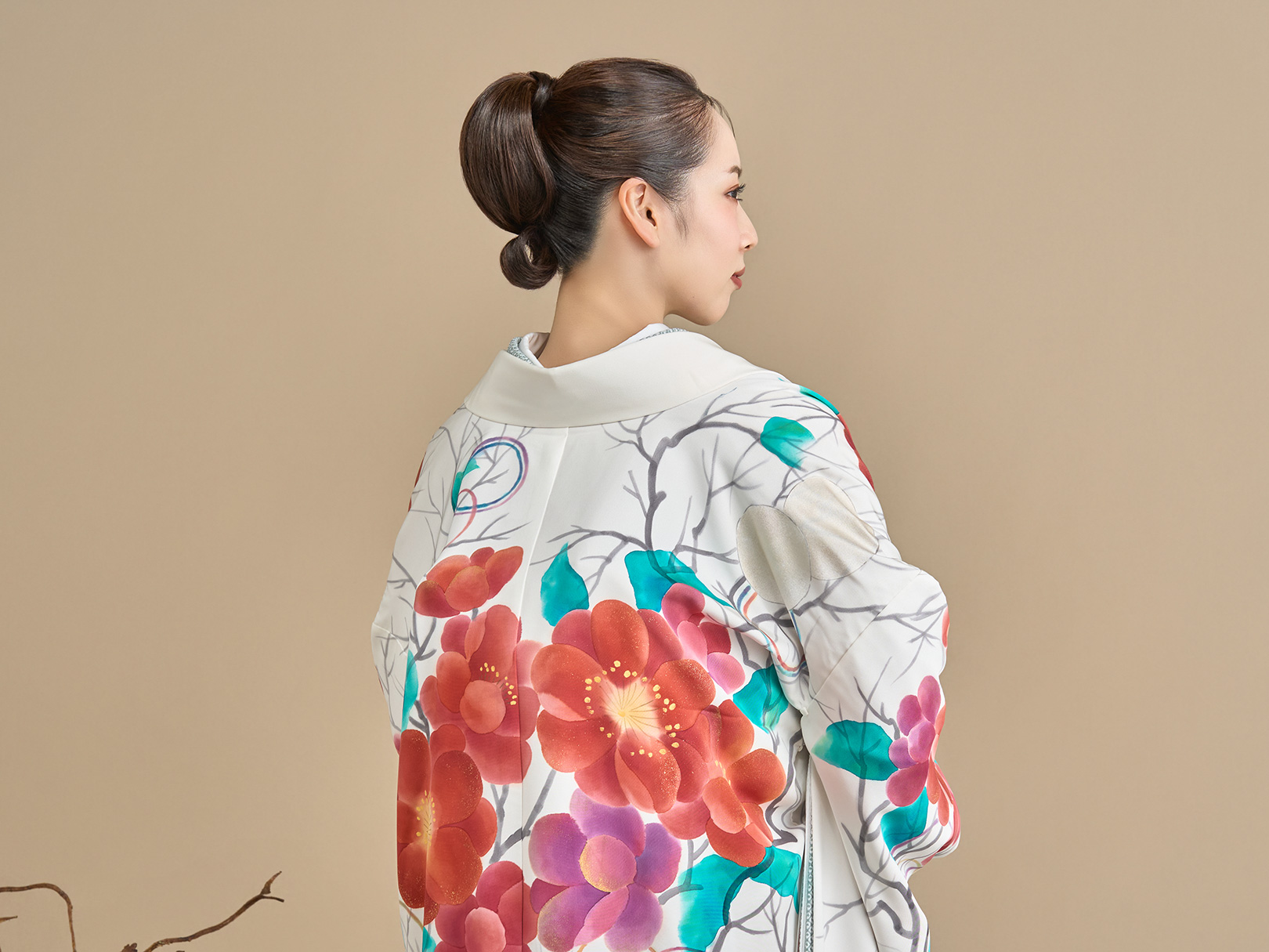 色打掛 古木梅文様(こぼくうめもんよう)