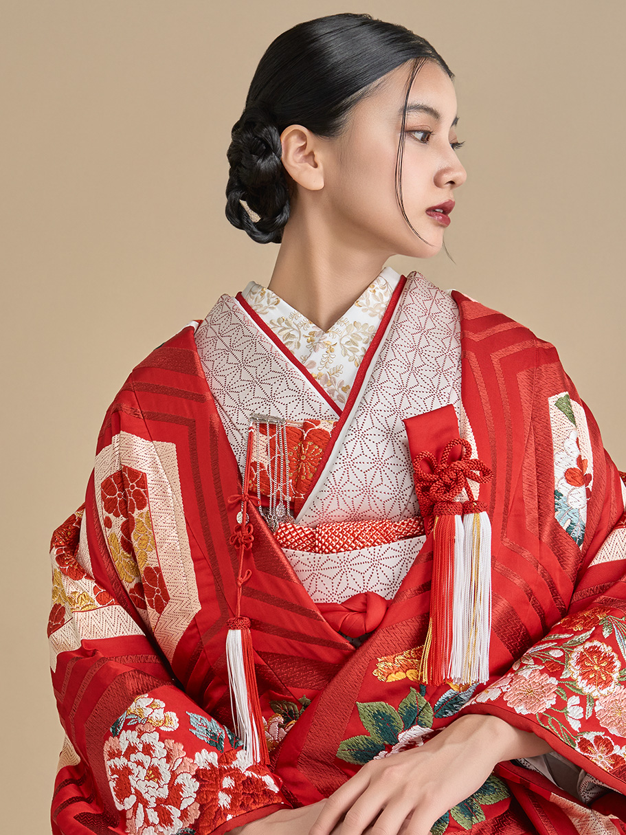 色打掛 慶福六花文(けいふくりっかもん)