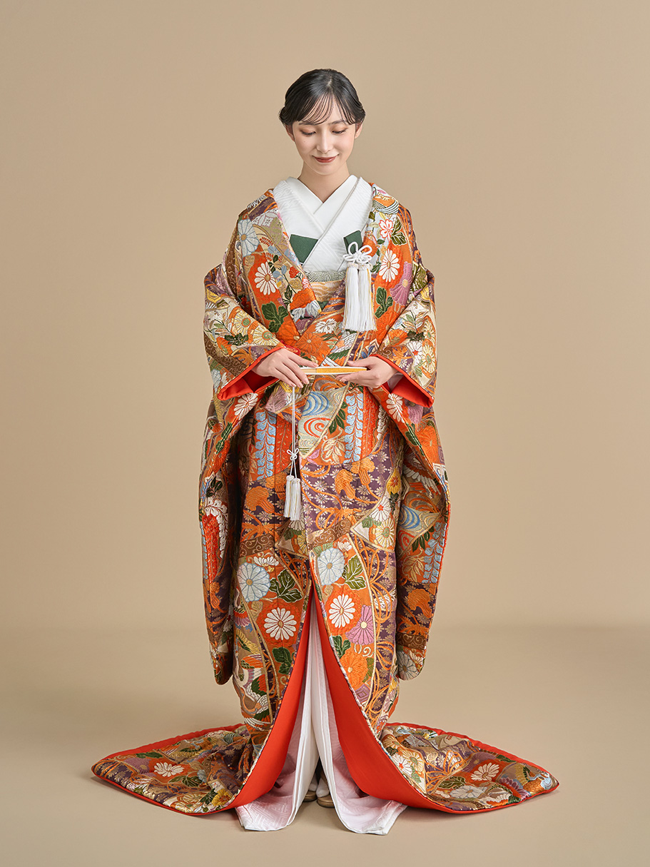 色打掛 吉祥能衣几帳文(きっしょうのういきちょうもん)